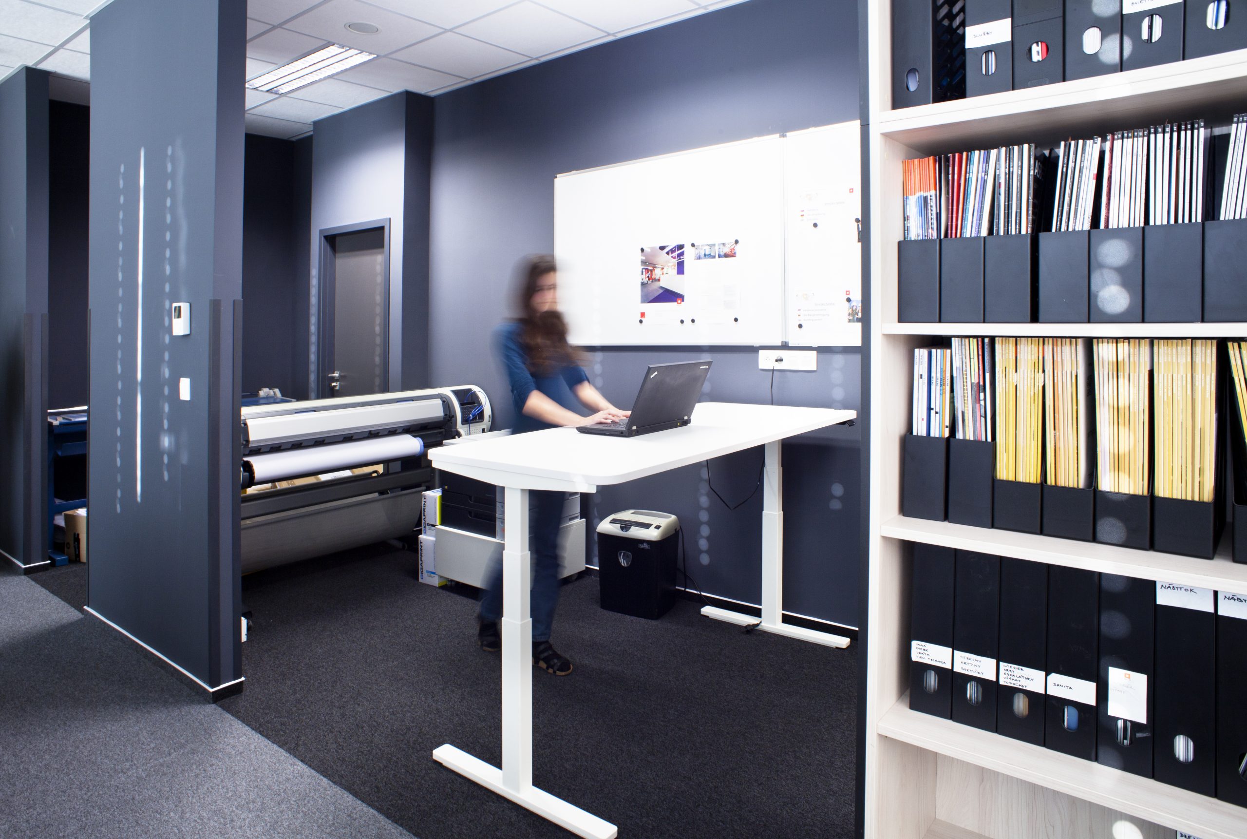 Kancelářské prostory Delta Group Slovensko v Bratislavě tisková místnost